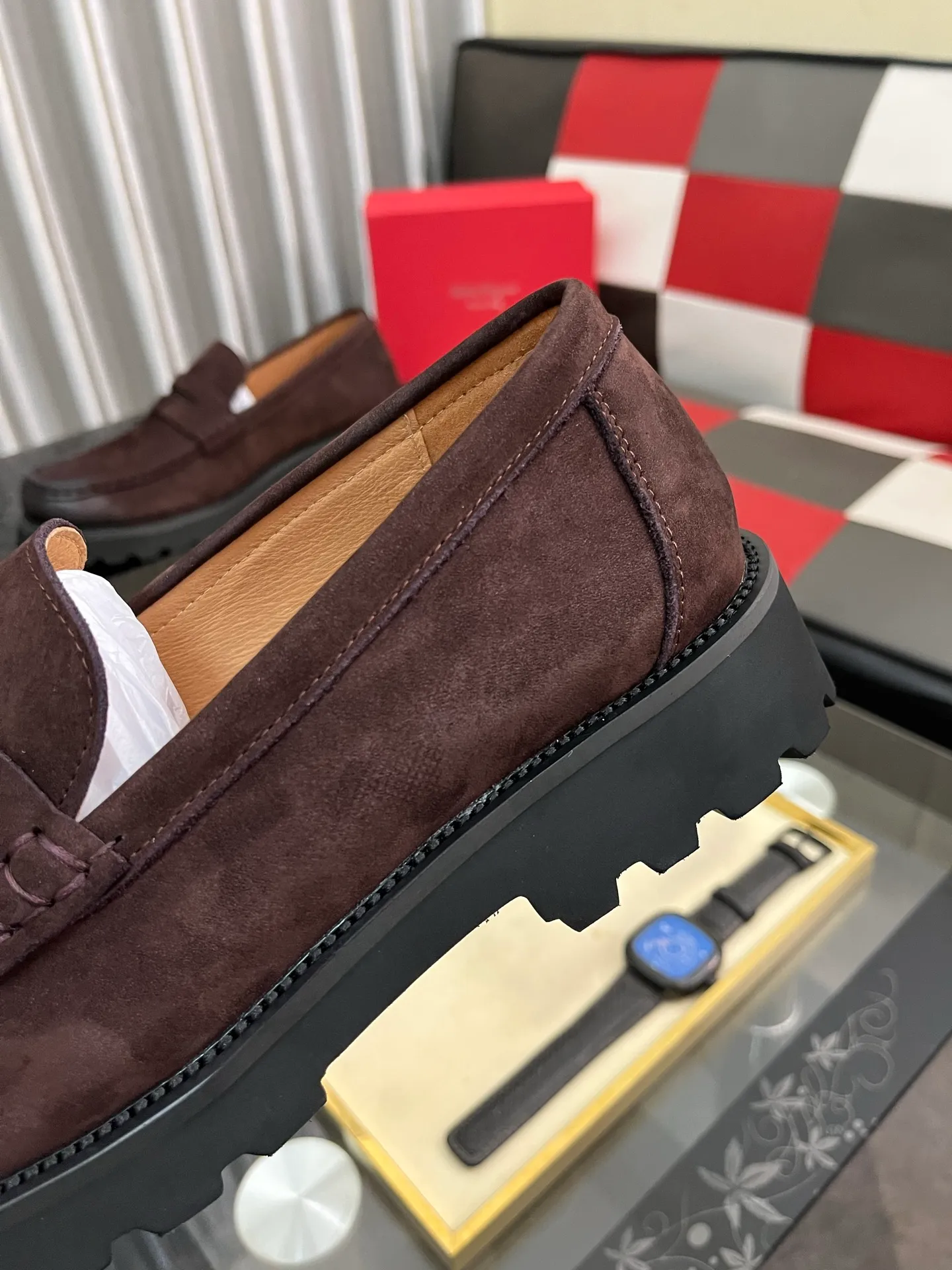 Men's shoes 💰500⌚️⌚️[Salvatore Ferragamo] Ferragamo business leather shoes, 1:1 top purchasing quality, imported selected original open-edge beaded calfskin for the uppers, imported original water-dyed cowhide for the inner feet, imported original customized Italian handmade lightweight foam outsole, size: 38-44 2️⃣colors available